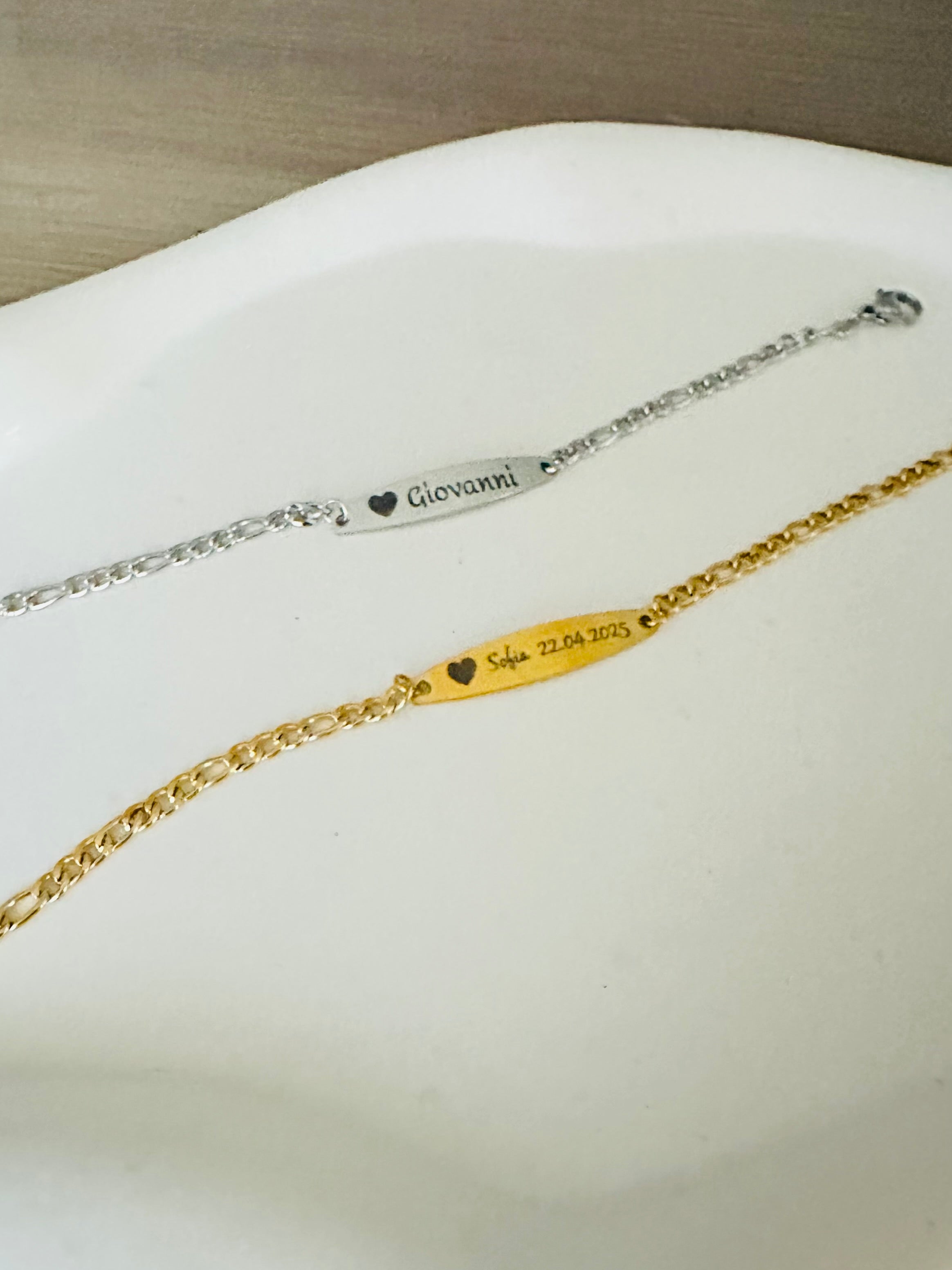 Bracelet gourmette à graver