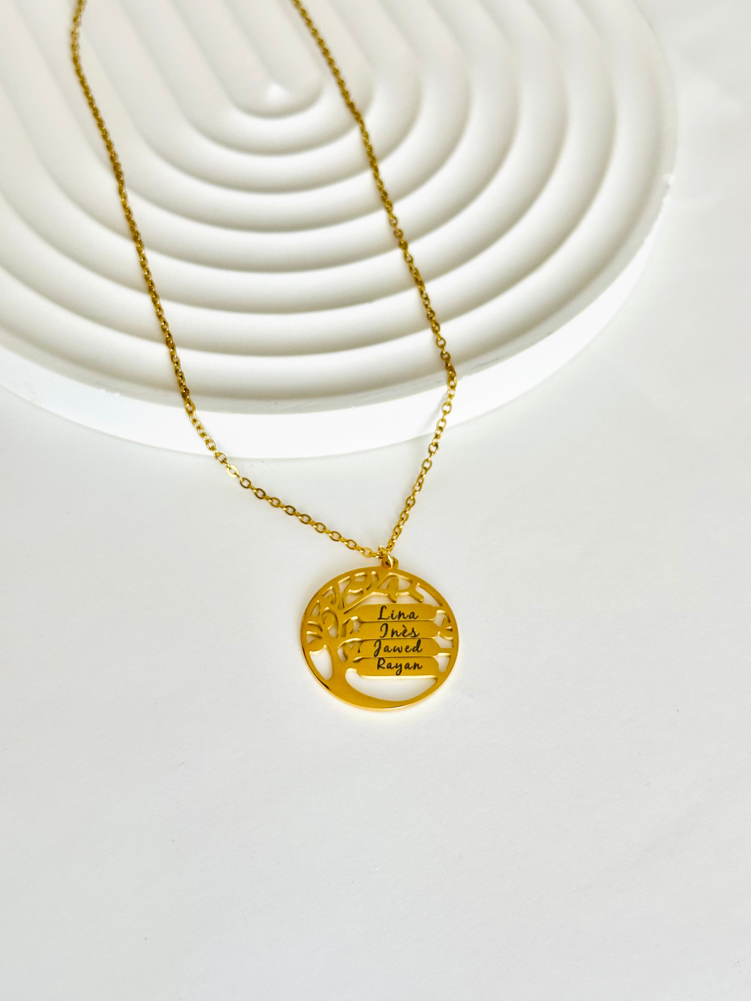 Collier Arbre de vie à graver
