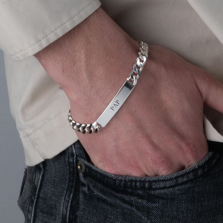 bracelet personnalisé acier inoxydable argenté gravure date couple homme femme bijou personnalisé
