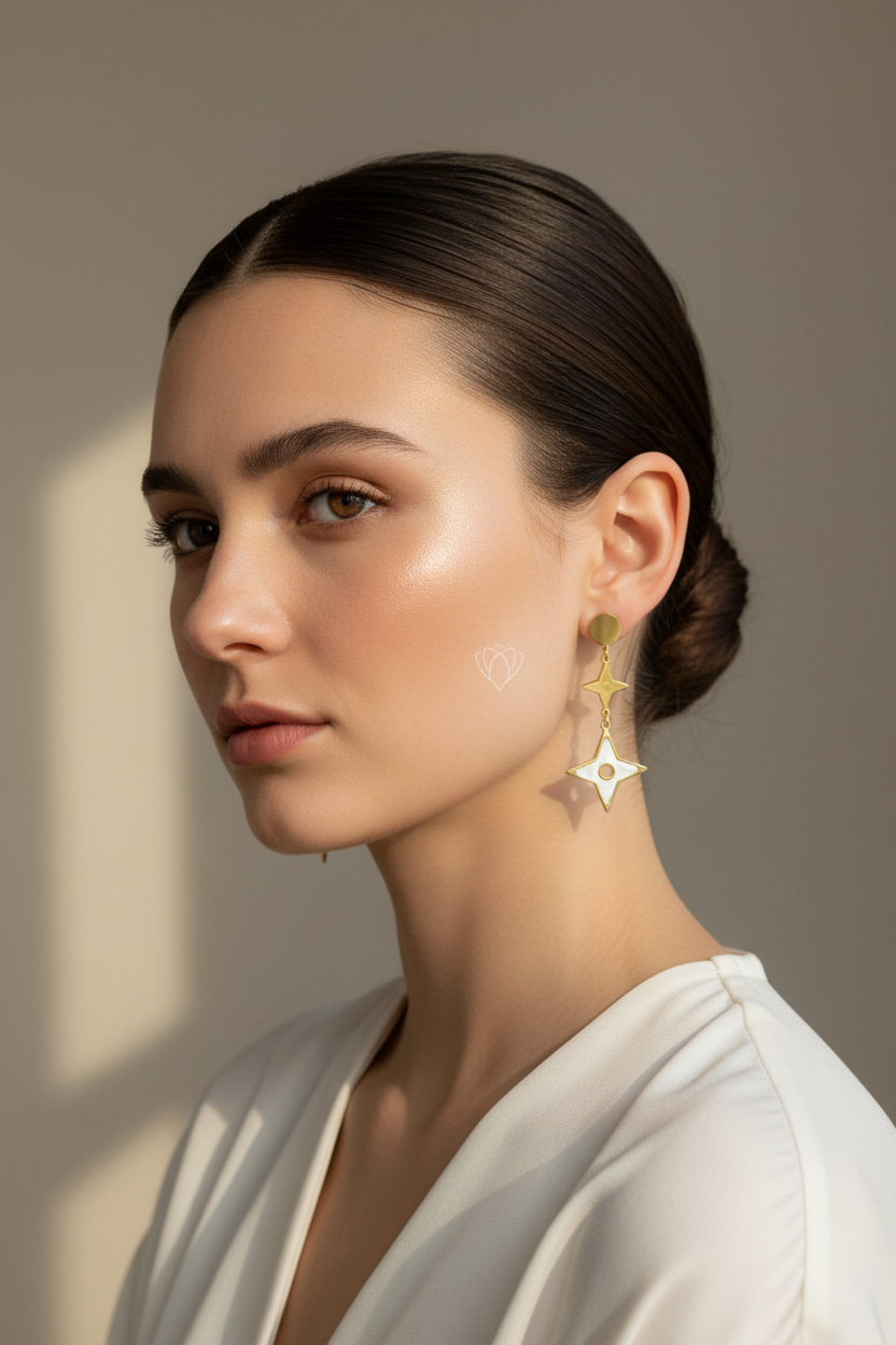 Boucles d'oreilles Myléna en Acier Inoxydable Femme Jewelka
