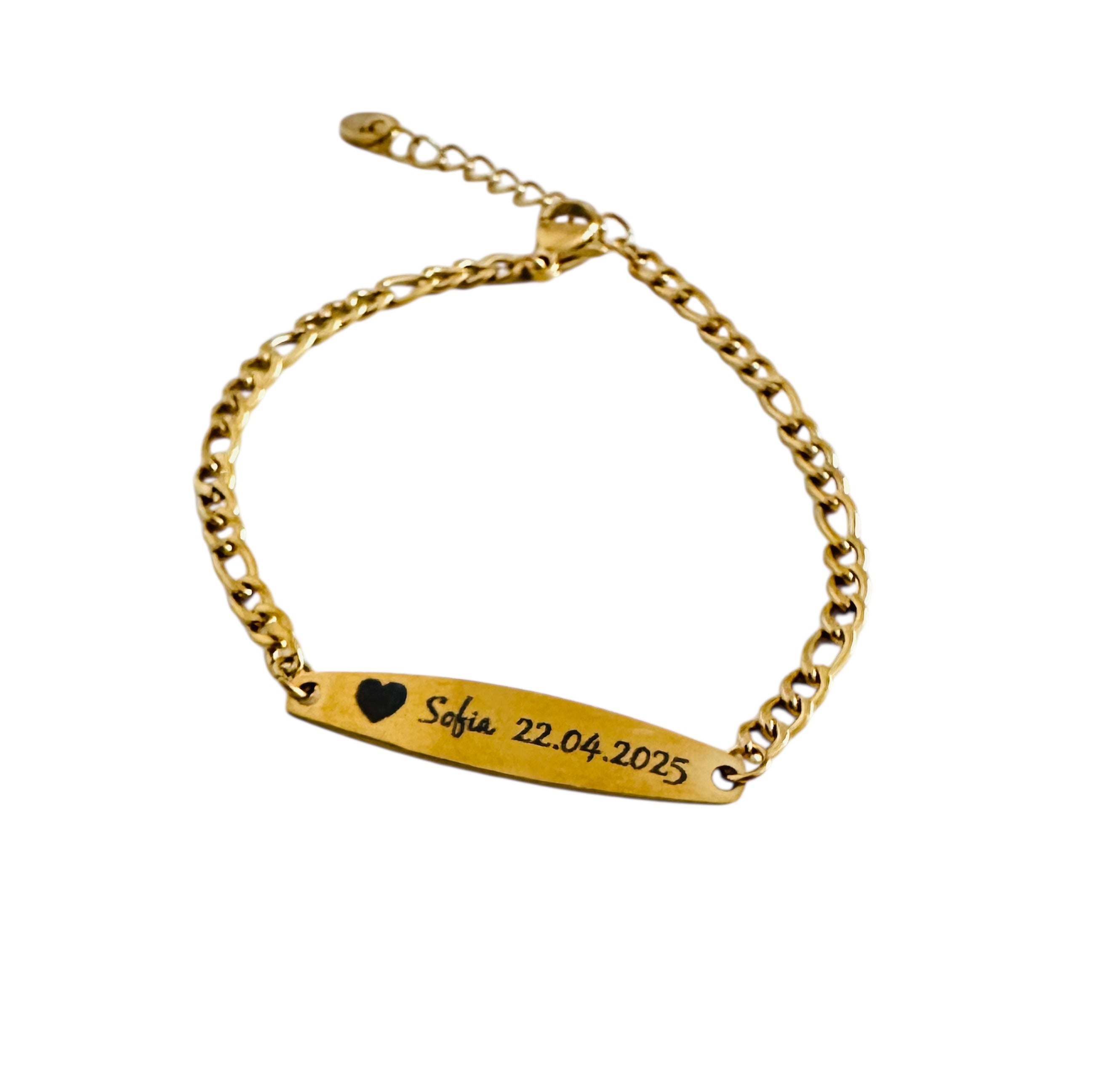 Bracelet gourmette à graver